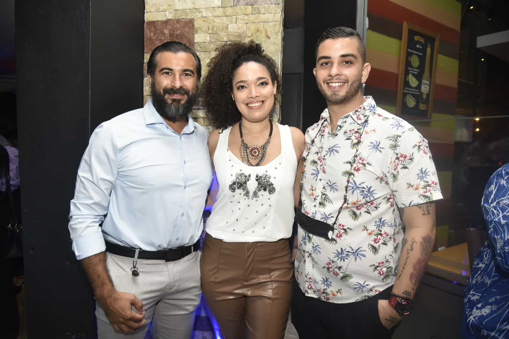 Alexander Bellone, Annel Cardenes y Julio Ruiz.