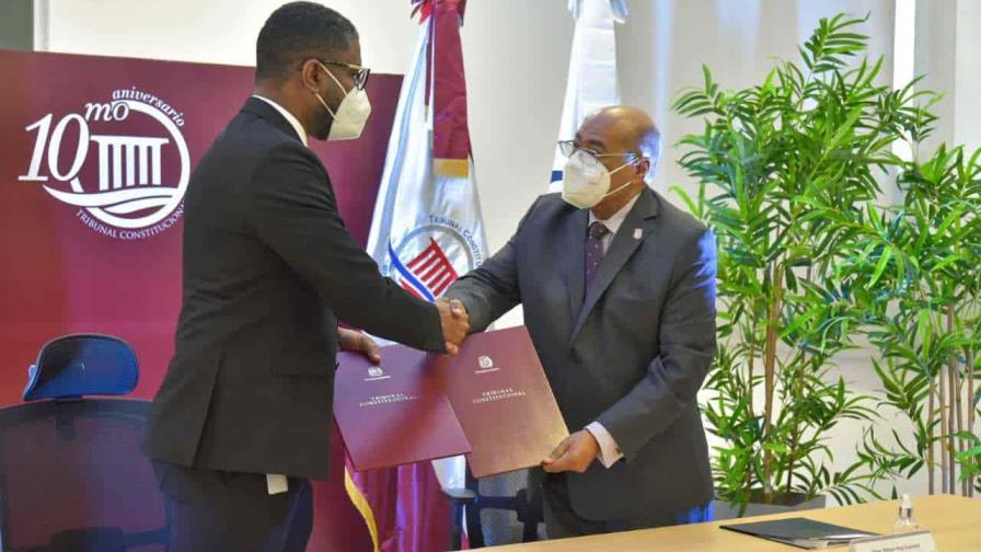 Tribunal Constitucional y la Cámara de Cuentas firman acuerdo de respeto a las normas constitucionales