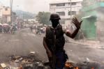 Haitianos protestan por segundo día seguido para pedir alza de salario mínimo Haitianos protestan por segundo día seguido para pedir alza de salario mínimo