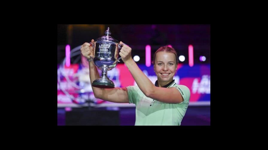Anett Kontaveit alarga su racha y se consagra en torneo de tenis de San Petersburgo
