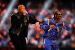 Dr. Dre y Snoop Dogg llevan el orgullo del rap al show del Super Bowl Dr. Dre y Snoop Dogg llevan el orgullo del rap al show del Super Bowl