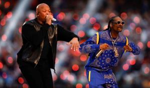 Dr. Dre y Snoop Dogg llevan el orgullo del rap al show del Super Bowl