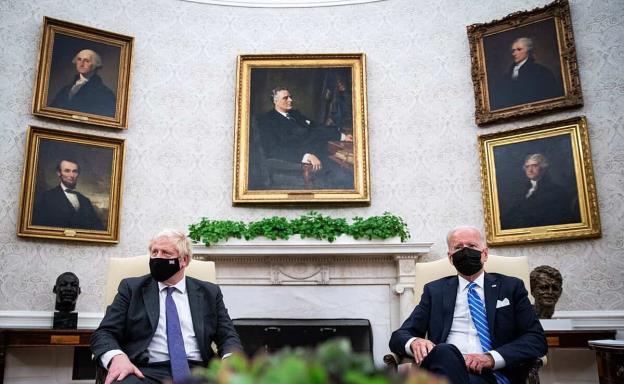 Biden y Johnson dicen que hay una "oportunidad para la diplomacia" en conflicto por Ucrania Biden y Johnson dicen que hay una "oportunidad para la diplomacia" en conflicto por Ucrania