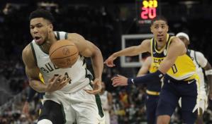 VÍDEO | Con 50 puntos de Gannis Antetokounmpo, Bucks vencen a Pacers