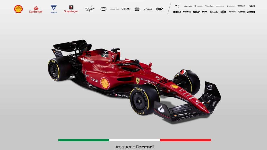 Ferrari presenta el nuevo monoplaza F1-75 de Leclerc y Sainz Jr.