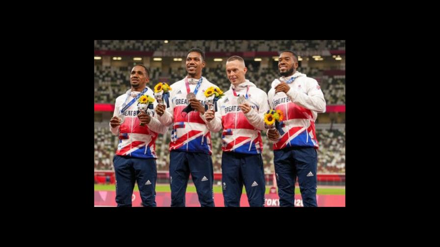 Equipo británico de relevos 4x100 pierde plata de Tokio 2020 por dopaje de un compañero