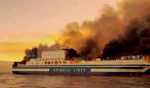Rescatan vivo a uno de los 12 desaparecidos de ferry incendiado en Grecia