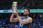 Karl-Anthony Towns, nuevo rey de competencia de triples del Juego de Estrellas