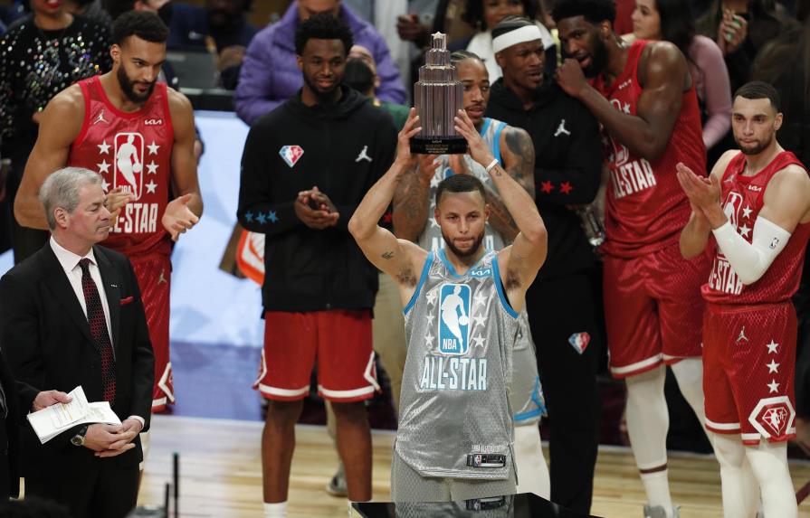 Steph Curry conquista su primer MVP del Juego de las Estrellas