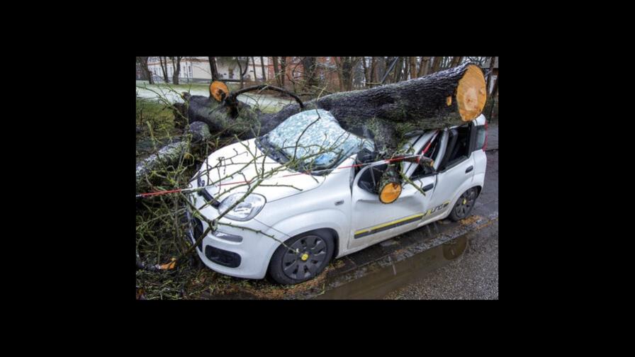 Tormenta causa fuertes lluvias y vientos en norte de Europa