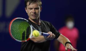 Kozlov gana a Dimitrov, espera a Nadal en Abierto Mexicano