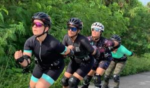Los 50 kilómetros de patinaje hasta Juan Dolio tienen 100 mujeres inscritas