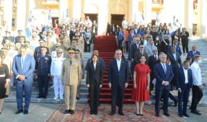 Luis Abinader encabeza acto de homenaje a la Bandera Nacional