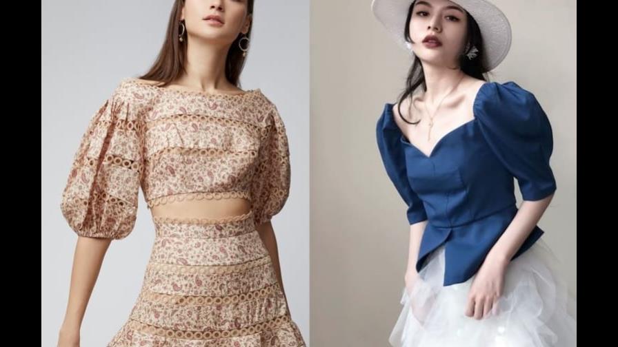 Las mangas tipo globo ¡están de última!