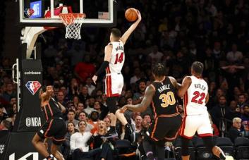 Heat vence a Knicks pese al mejor día de Barrett