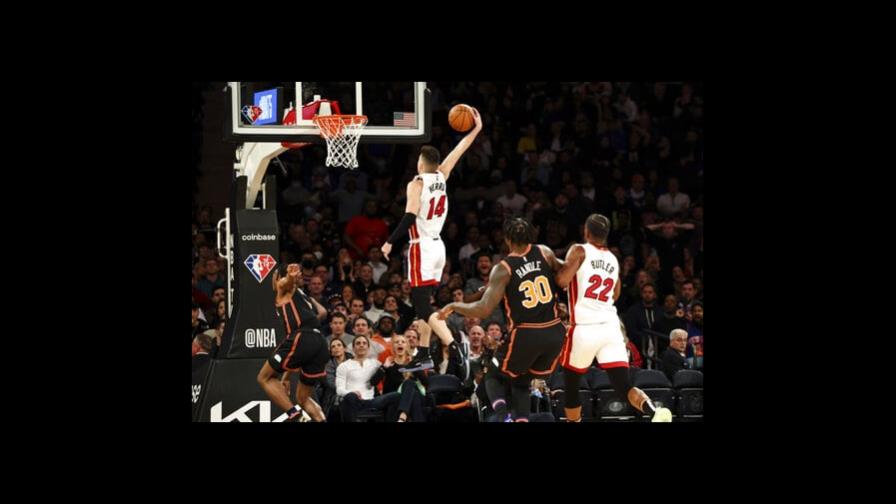 Heat vence a Knicks pese al mejor día de Barrett