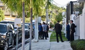 Tranquilo y asegurado, así está el exterior de la casa de Abinader previo a rendición de cuentas