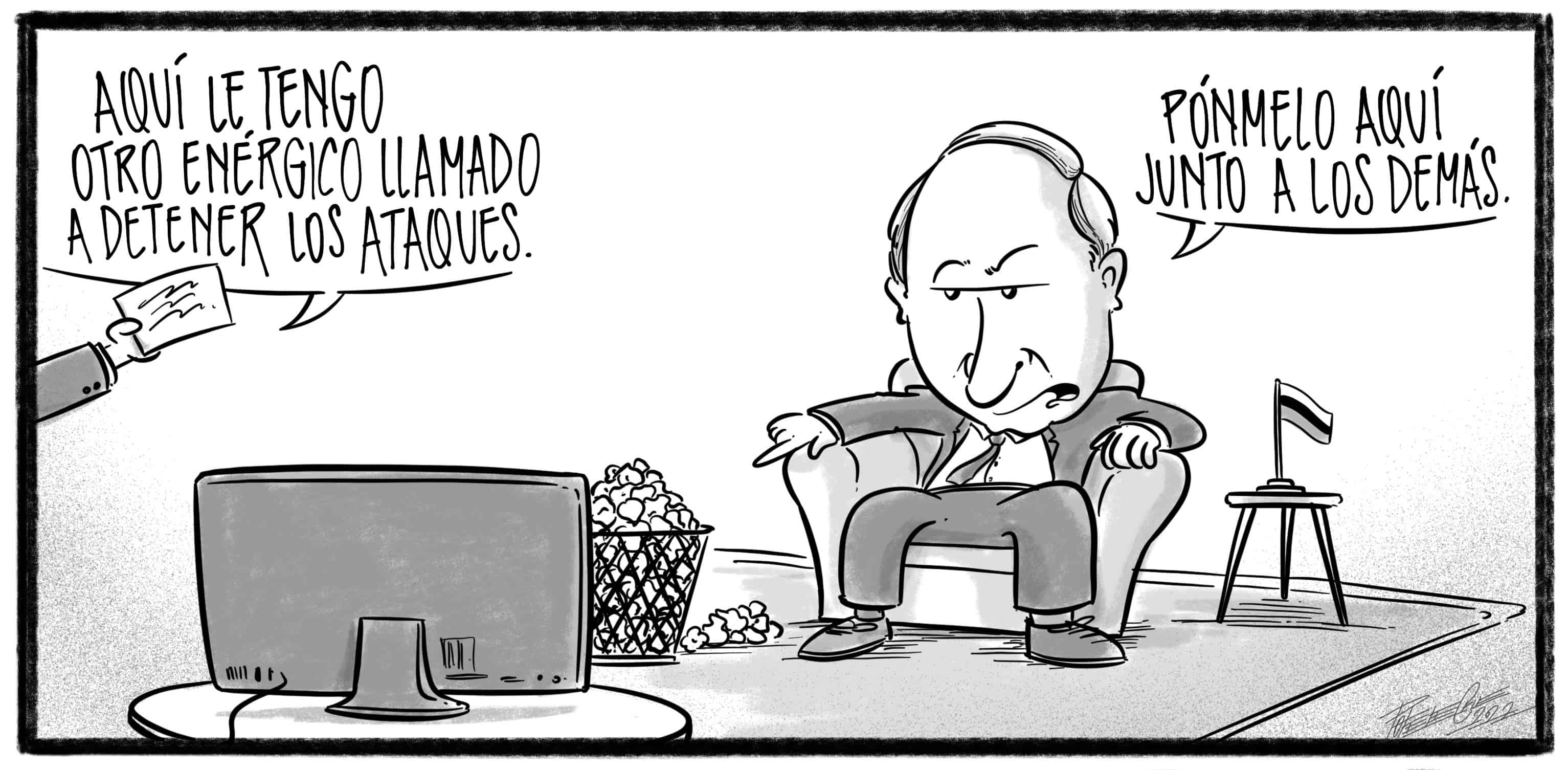 Caricatura de Noticiero Poteleche 28 febrero 2022 Caricatura de Noticiero Poteleche 28 febrero 2022