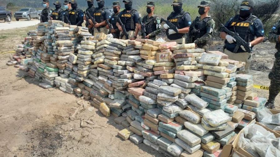 Decomisan 1,5 toneladas de cocaína durante un operativo en Honduras