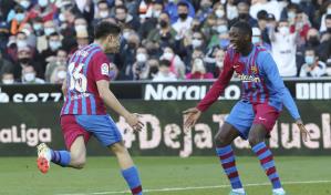 En gran nivel, Demb&eacute;l&eacute; vuelve a sonre&iacute;r con el Barcelona