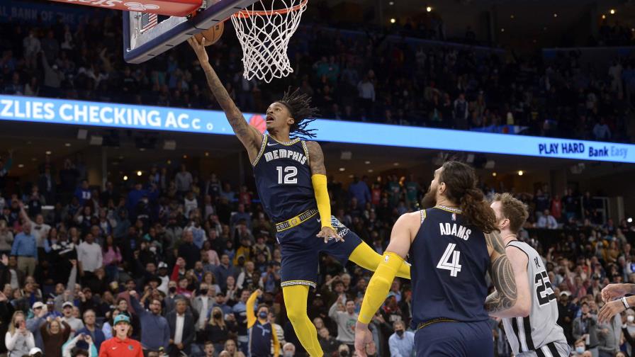 VÍDEO | Grizzlies se imponen a Spurs; Morant logra un mate