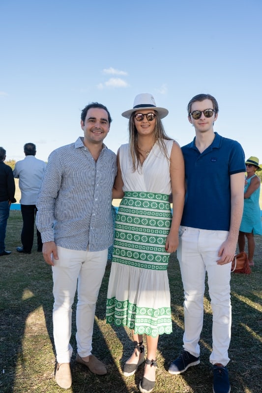 Jacinto Díaz, María Amalia Hache y Martin Hache.