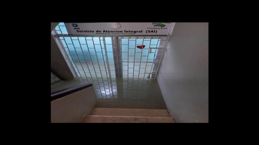 Se inunda de aguas residuales área del hospital de El Seibo