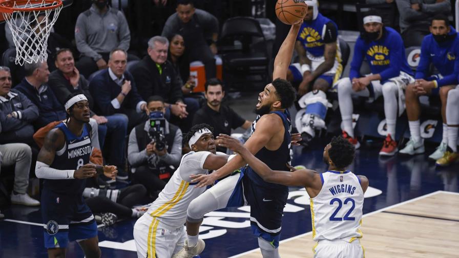 VIDEO | Timberwolves se imponen a Warriors con 39 puntos del dominicano Towns VIDEO | Timberwolves se imponen a Warriors con 39 puntos del dominicano Towns