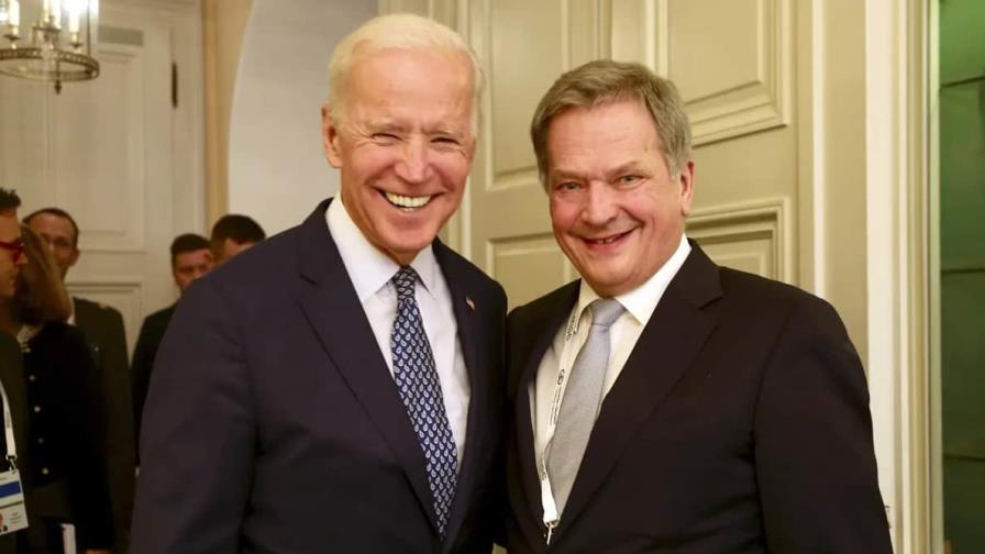 Biden recibe al presidente de Finlandia en la Casa Blanca