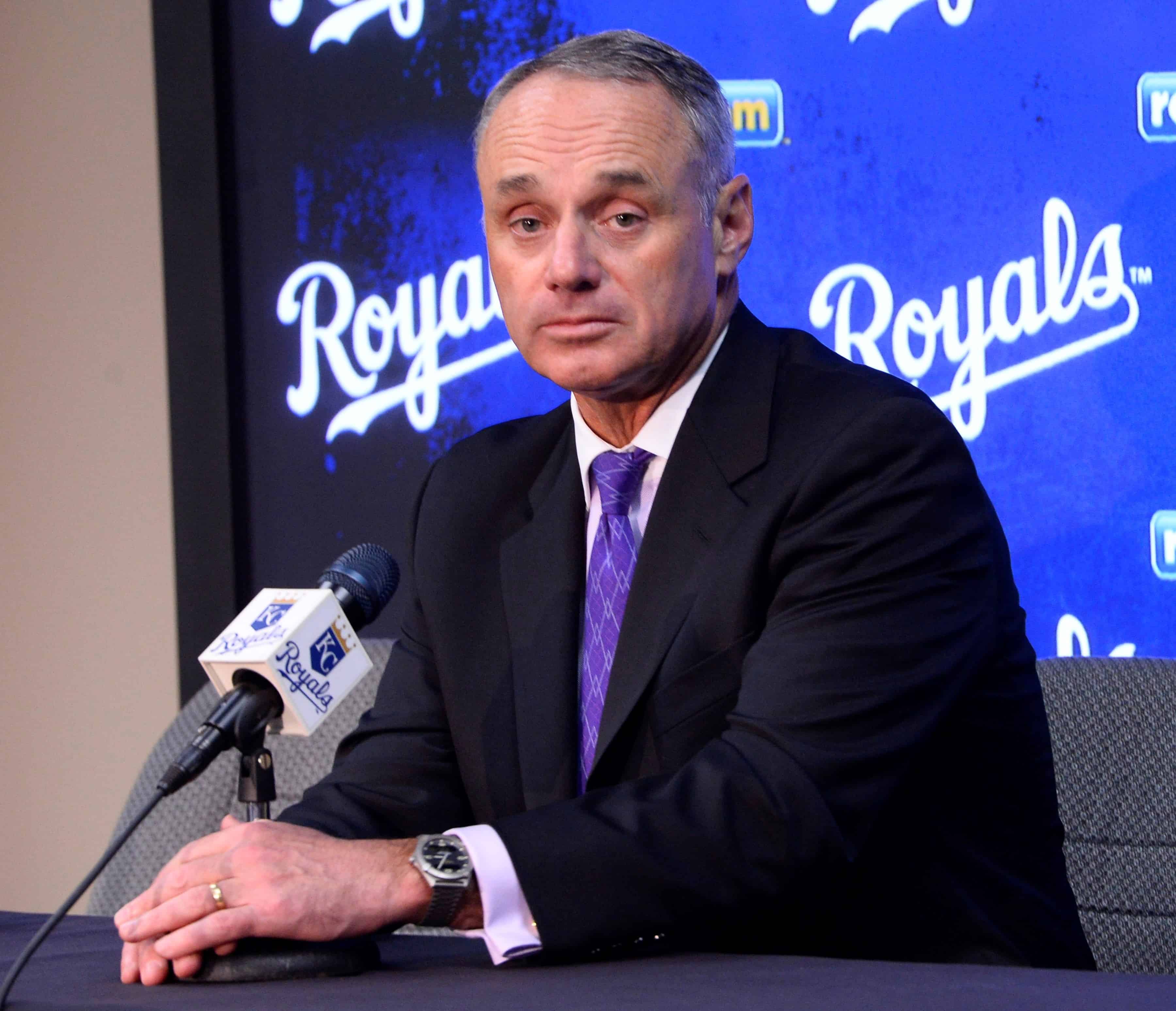 Rob Manfred, representante de los dueños de equipos de las Grandes Ligas.