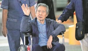 Alberto Fujimori está internado en área de cuidados intermedios