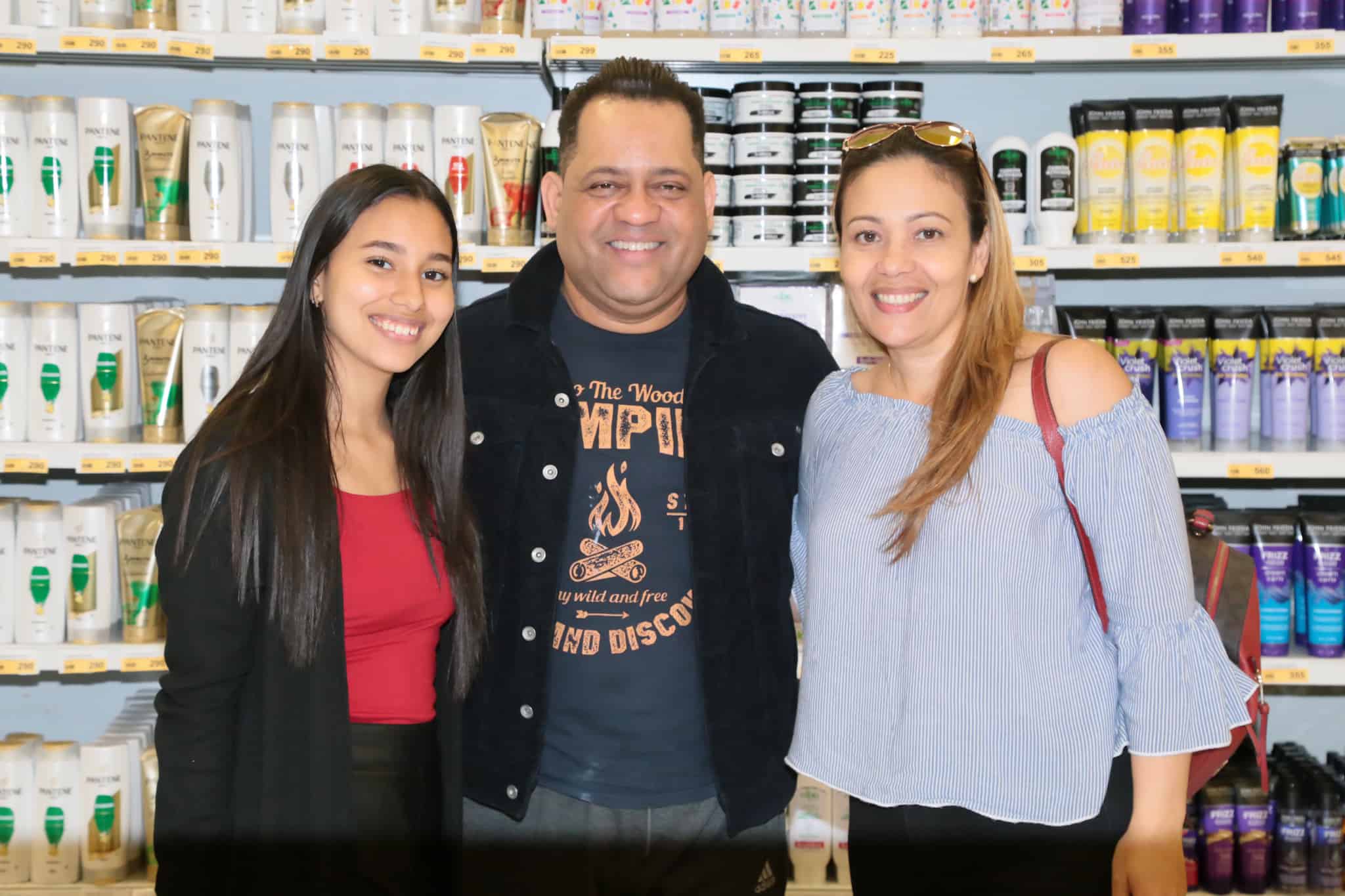 Camila Montero, Daniel Mateo y Florys Jiménez.