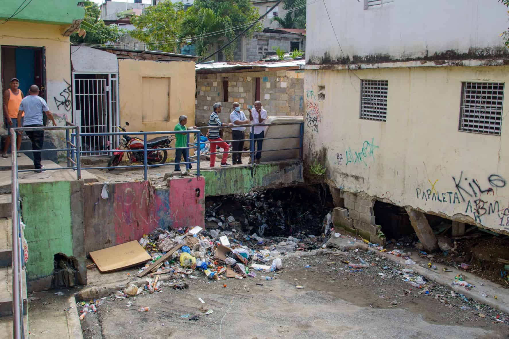 En este lugar cayó la señora y su nieto