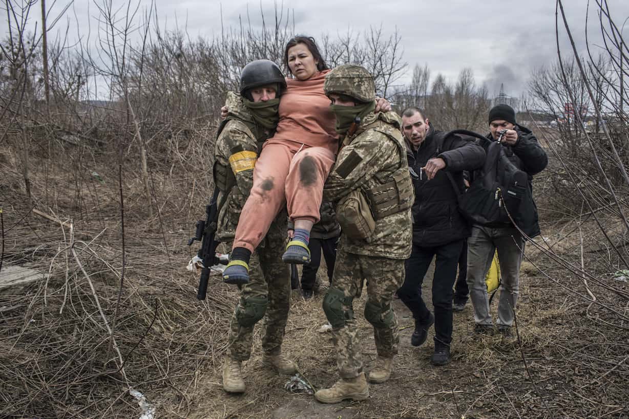 La crudeza de la guerra rusa en Ucrania