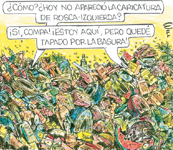 Caricatura de Rosca Izquierda 8 marzo 2022