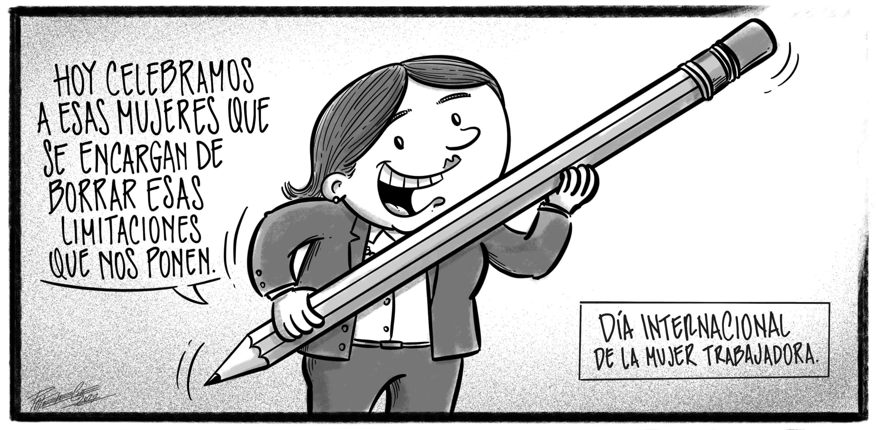 Caricatura de Noticiero Poteleche 8 marzo 2022