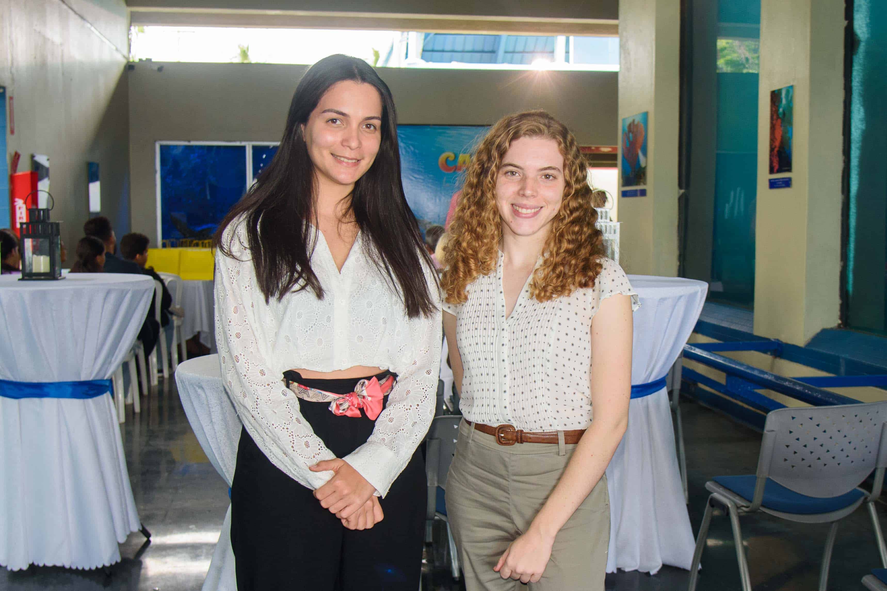 Blanca Mariñez y Ana Carolina Hernández.
