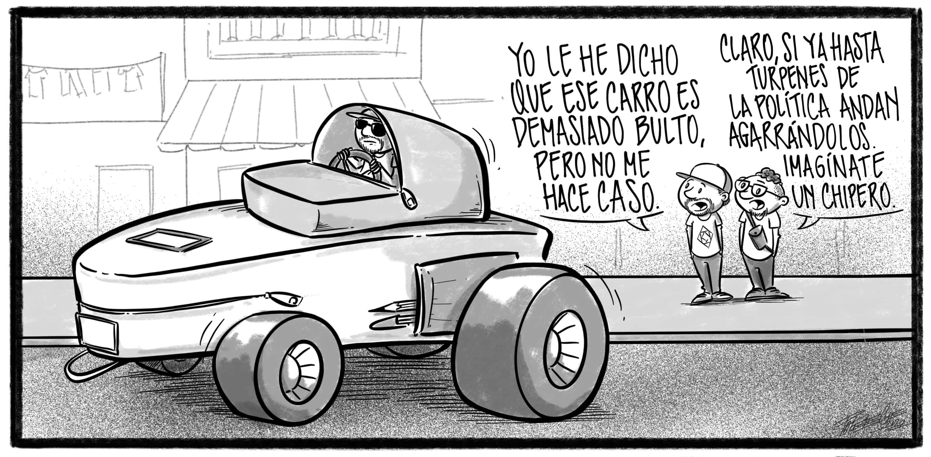 Caricatura de Noticiero Poteleche 10 marzo 2022