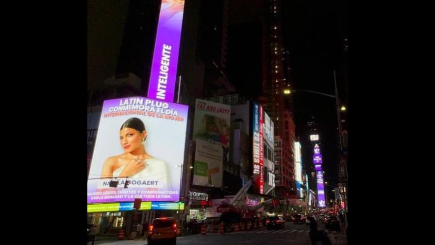 Dominicanas brillan en Times Square por el Día de la Mujer