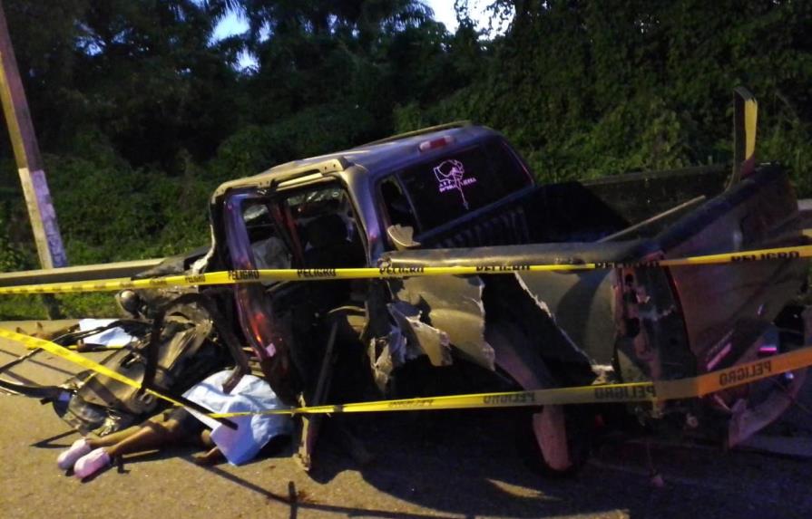 Mueren dos personas en accidente de tránsito en Puerto Plata