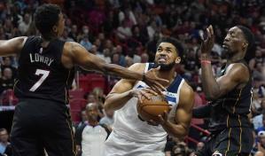 VÍDEO | Timberwolves vencen a Heat y logra séptimo triunfo en ocho partidos