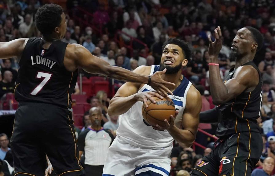 VÍDEO | Timberwolves vencen a Heat y logra séptimo triunfo en ocho partidos