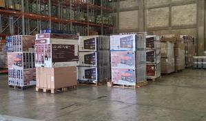 Aduanas detecta contrabando de televisores en el Puerto Río Haina