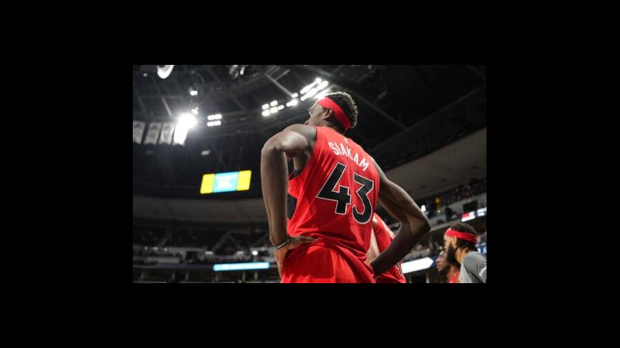 Siakam suma 33 unidades; Raptors vencen a Nuggets