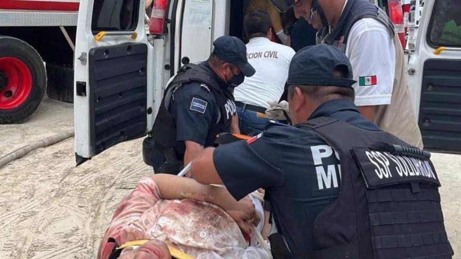 Dos muertos y 19 heridos deja explosión en Caribe mexicano