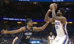 De la mano de Embiid, 76ers mantiene racha al vencer a Magic