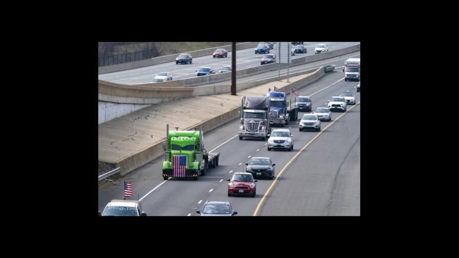 Protesta de camioneros congestiona Washington D.C. Protesta de camioneros congestiona Washington D.C.