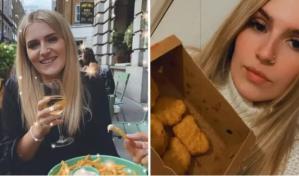 Joven tiene 22 años comiendo solamente nuggets y papas fritas