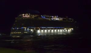 Portuaria y otras instituciones trabajan para desencallar crucero en Puerto Plata