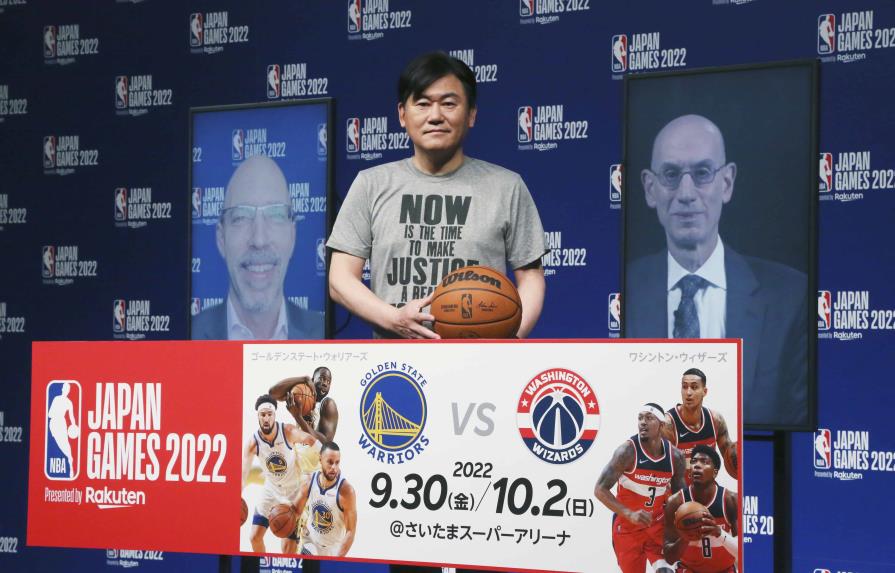 Warriors y Wizards jugarán la pretemporada 2022 en Japón